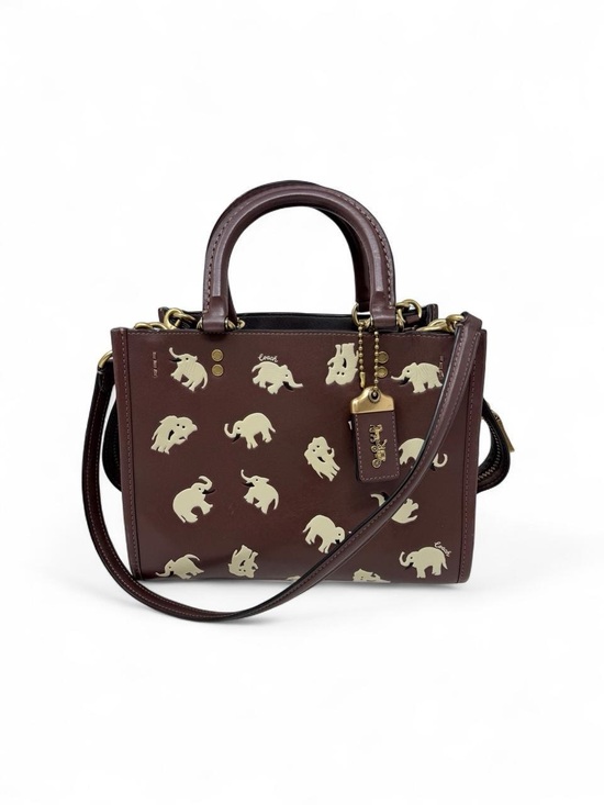 Coach Handbags - Coach Rogue 25 Elephant Print
